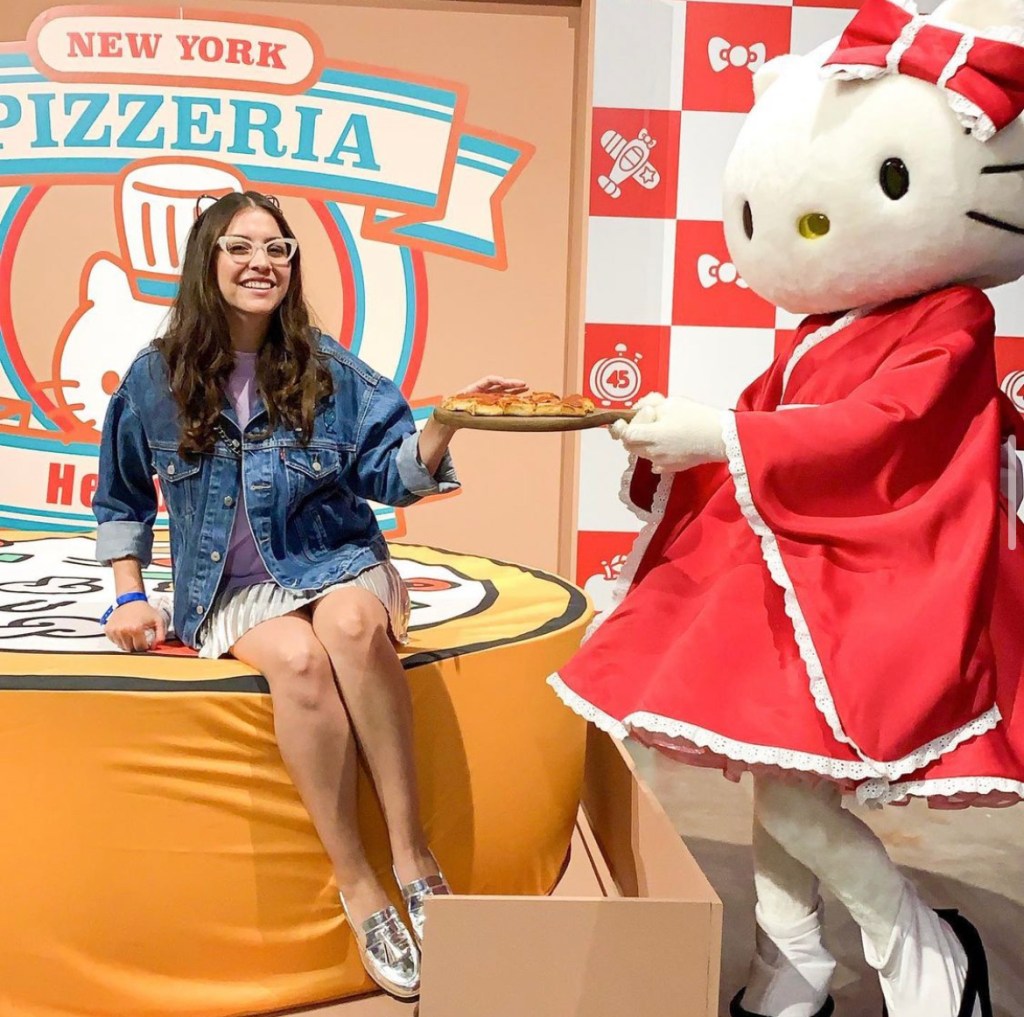 Marjorie Santos (The person who was interviewed for my article) poses at the Sanrio office where she was the Brand marketing and Influencer Specialist. 